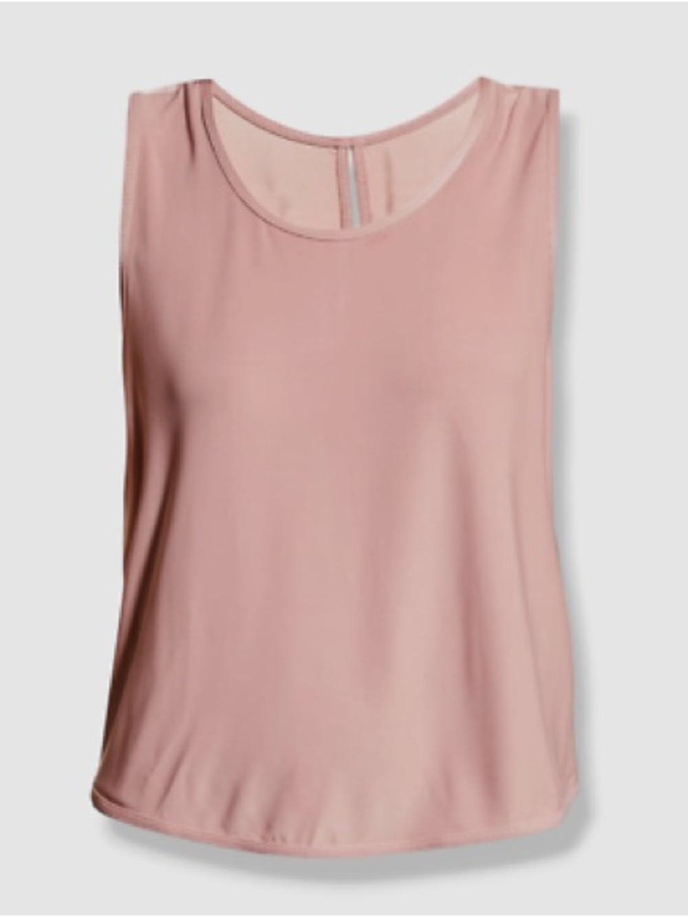 Women’s Sleeveless Scoop Neck Tank Top - Dusty Rose